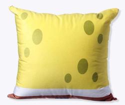 Almofada Fibra Veludo 40 x 40 Bob Esponja licenciada Desenho do Tecido:Estampado