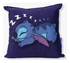 Almofada Fibra Veludo Disney Stitch Just Chill 25x25cm Almofada Fibra Veludo Disney Stitch Just Chill 25x25cm