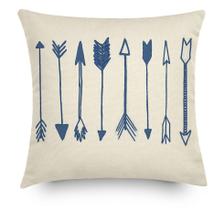 Almofada Flechas 40x40cm Azul