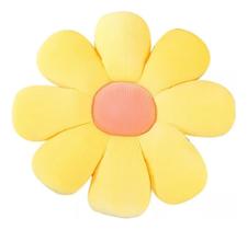 Almofada Flor De Pelúcia Margarida Festa 40cm Decoração Almofada Flor De Pelúcia Margarida Festa 40cm Decoração