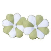 Almofada Flor (Par) Para Decoração Sofa