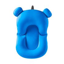 Almofada Flutuante para Banho Bebê de Banheira Bóia Suporte - Azul