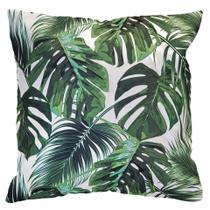 Almofada Folhas Ravenala Palma Costela Coqueiro Sarja 45x45