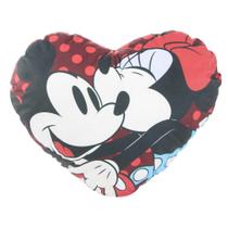 Almofada Formato Coração - Minnie e Mickey - Zona Criativa