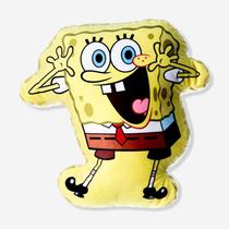 Almofada formato fibra bob esponja careta Almofada formato fibra bob esponja careta