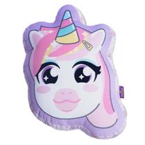 Almofada Formato Fibra Unicórnio 10065235 - ZonaCriativa
