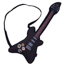 Almofada Formato Guitarra Eddie Munson Stranger Things Fibra Oficial Netflix - Zona Criativa
