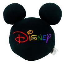 Almofada formato imagem mickey disney arco-íris 40x16x37cm - disney