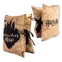 Almofada Formato Mapa Do Maroto Harry Potter 36Cm