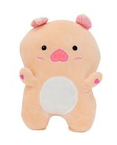 Almofada Formato Porquinho Bege 40Cm