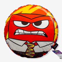 Almofada Formato Redonda Raiva/ Tédio - Divertidamente Almofada Formato Redonda Raiva/ Tédio - Divertidamente