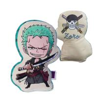 Almofada Formato Zoro Fibra One Piece