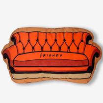 Almofada Friends Sofá Decorativa Laranja Filmes Séries Geek