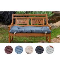 Almofada Futon 120 X 40 CM para cadeira e banco liso