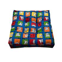 Almofada Futon 55x55 Colorido Assento Turco - Shelter Travesseiros