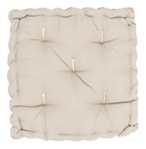 Almofada Futon Alto Conforto 40X40Cm Sofisticada - Bege