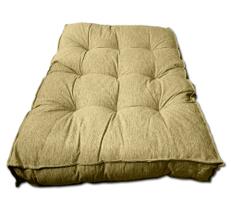 Almofada Futon Alto Linho Twist 120x80 Gigante Qualidade Caqui Cód. 1461 Almofada Futon Alto Linho Twist 120x80 Gigante Qualidade Caqui Cód. 1461