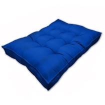 Almofada Futon Alto Oxford 120x100 Pallet Gigante Qualidade Azul Royal Cód. 2158 - Próxima Têxtil