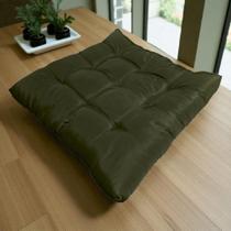 Almofada Futon Assento Decoração 60x60cm Flat Vários Modelos
