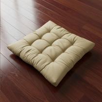 Almofada Futon Assento Decoração 60x60cm Flat Vários Modelos