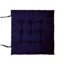 Almofada Futon Assento Para Cadeira Roxo Azulado 40x40 1Un - Casa Ambiente