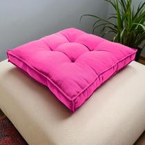 Almofada Futon Cadeiras Bancos Áreas 60x60 Cm Vários Modelos