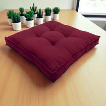Almofada Futon Cadeiras Bancos Áreas 60x60 Cm Vários Modelos Almofada Futon Cadeiras Bancos Áreas 60x60 Cm Vários Modelos