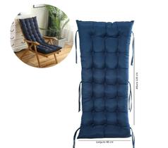 Almofada Futon de Assento para Poltronas Cadeiras e Bancos