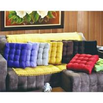 Almofada Futon Decoração 45X45 Cm Cinza Almofada Futon Decoração 45X45 Cm Cinza