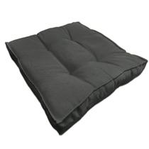 Almofada Futon Decoração 45X45 Cm Cinza Escuro Novita Almofada Futon Decoração 45X45 Cm Cinza Escuro Novita