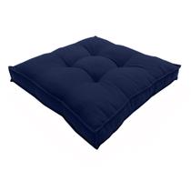 Almofada Futon Decoração 70x70 Cm Azul Marinho Cód. 1815
