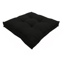 Almofada Futon Decoração 70x70 Cm Preto Cód. 1859
