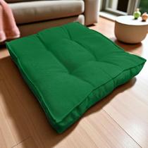 Almofada Futon Decoração 70x70 Cm Verde Bandeira Almofada Futon Decoração 70x70 Cm Verde Bandeira