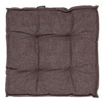 Almofada Futon - Marrom - Linho Liso - 45x45cm - Inspire