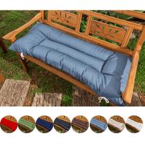 Almofada Futon para cadeira e banco 120 x 40 cm Liso