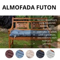 Almofada Futon Para Cadeira E Banco 150x40 Liso