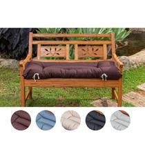 Almofada Futon Para Cadeira E Banco 150x40 Liso Almofada Futon Para Cadeira E Banco 150x40 Liso
