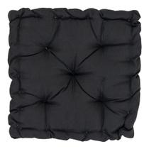 Almofada Futon - Preto - Oxford - 40x40cm - Inspire Deluxe