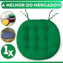 Almofada Futton Assento De Cadeira Confortável Redonda Futton C/ Fitas De Amarrar 40x40CM Almofada Futton Assento De Cadeira Confortável Redonda Futton C/ Fitas De Amarrar 40x40CM