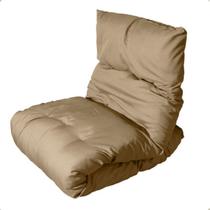 Almofada Futton Grande Colchonete Futon para Pallet Sofá Cadeira Espreguiçadeira Macio e Decorativo
