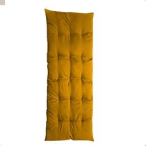 Almofada Futton Grande Colchonete Futon para Pallet Sofá Cadeira Espreguiçadeira Macio e Decorativo