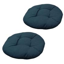 Almofada Futton Redonda Kit 2 Uni Assento Cadeira Sofa Sala Escritorio Home Office Estudio Quarto Decoracao Conforto Almofada Futton Redonda Kit 2 Uni Assento Cadeira Sofa Sala Escritorio Home Office Estudio Quarto Decoracao Conforto