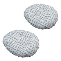 Almofada Futton Redonda Kit 2 Uni Cadeira Assento Sofa Sala Escritorio Estudio Home Office Quarto Conforto Decoracao Almofada Futton Redonda Kit 2 Uni Cadeira Assento Sofa Sala Escritorio Estudio Home Office Quarto Conforto Decoracao