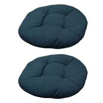 Almofada Futton Redonda Kit 2 Uni Cadeira Assento Sofa Sala Escritorio Home Office Estudio Quarto Conforto Decoracao Almofada Futton Redonda Kit 2 Uni Cadeira Assento Sofa Sala Escritorio Home Office Estudio Quarto Conforto Decoracao
