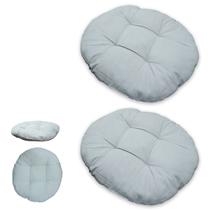 Almofada Futton Redonda Kit 2 Uni Cadeira Assento Sofa Sala Escritorio Home Office Estudio Quarto Decoracao Conforto Almofada Futton Redonda Kit 2 Uni Cadeira Assento Sofa Sala Escritorio Home Office Estudio Quarto Decoracao Conforto