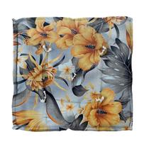 Almofada Futton Turco 42x42cm Flores Laranja Almofada Futton Turco 42x42cm Flores Laranja