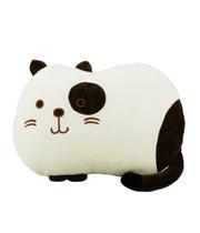 Almofada Gato Círculo Marrom Olho 21x28cm - Pelúcia