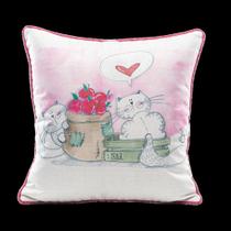 Almofada "Gatos Amam Maças"