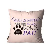 Almofada Geracao Animal Pai de Cachorro Bege 45X45cm