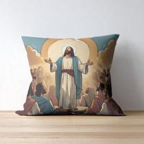Almofada Gigante Retângular 50x70 Jesus pregando Almofada Gigante Retângular 50x70 Jesus pregando